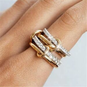 Zircon Multi-Layer Rings