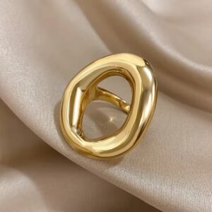 Irregular Circle Chic Ring