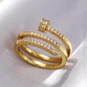 Punk Nail Shape Ring