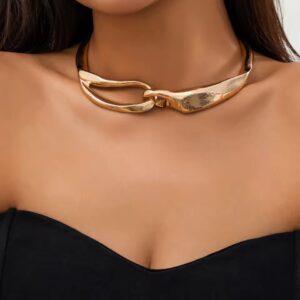 Chunky Thick Chain Choker Necklace