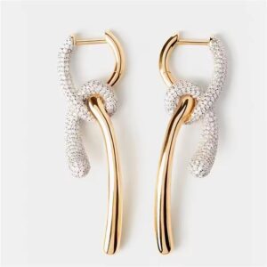 Golden Era Zircon Wrapped Earrings